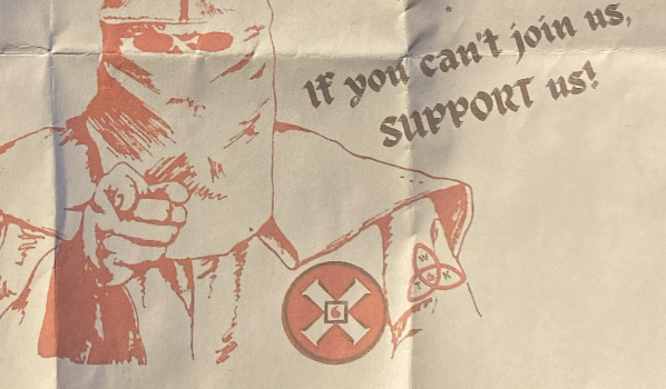⧉ KKK ⧉ Frankfort Police are investigating the distribution of KKK