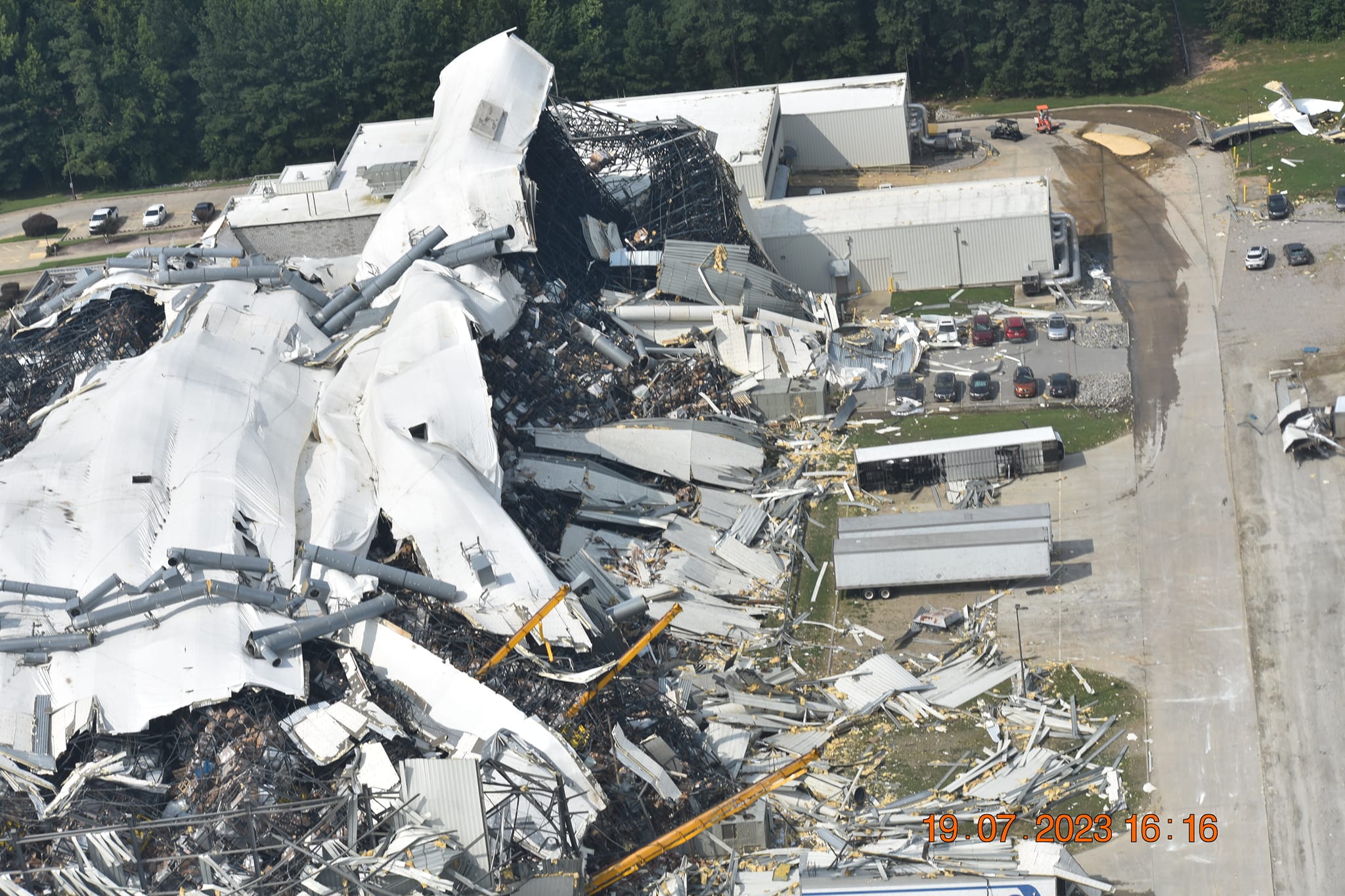 Rare EF3 tornado injures 16, destroys nearly 90 buildings