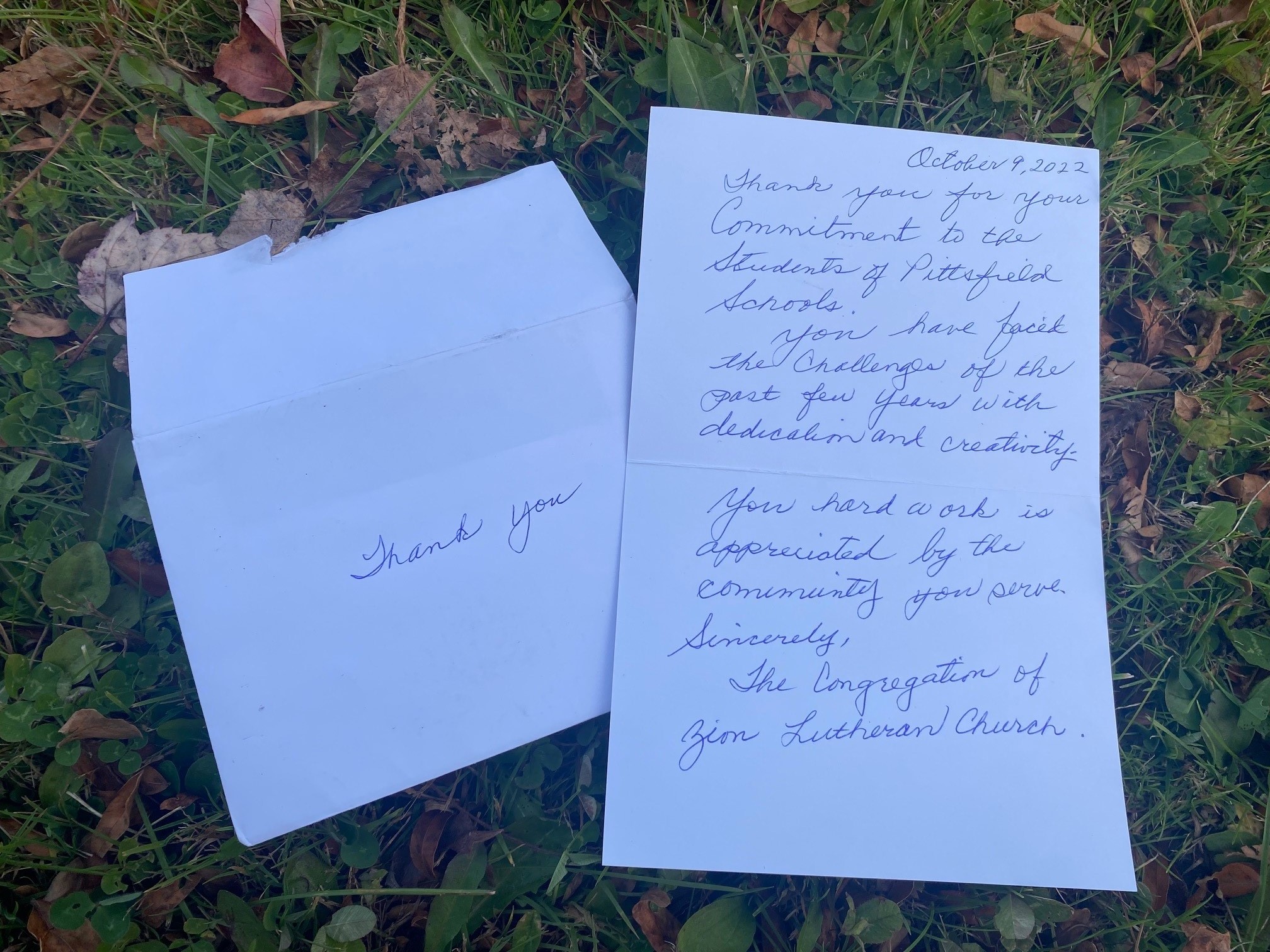 Thank You For Your Hard Work And Dedication Letter