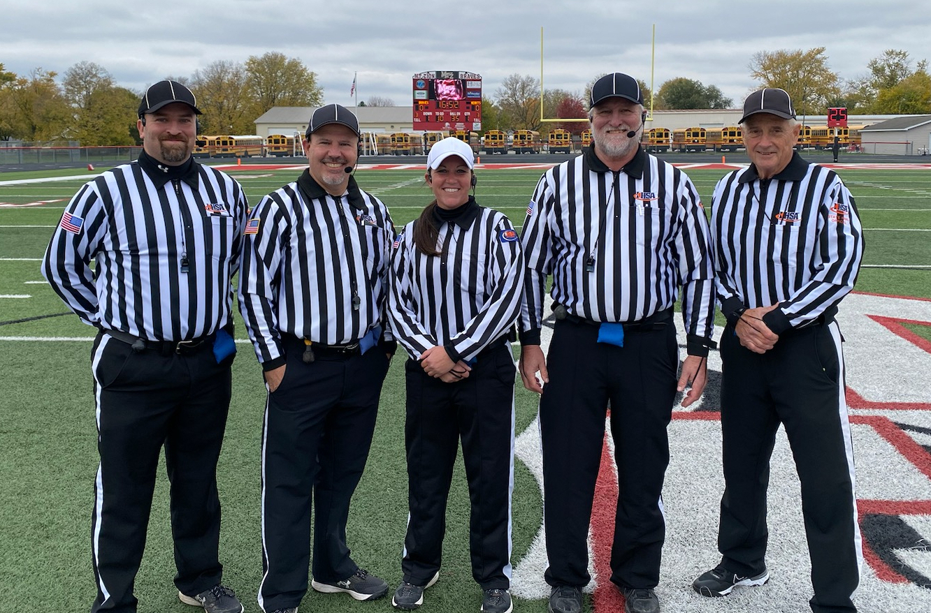 Former softball star Amber May in lead role as IHSA football official | WGLT
