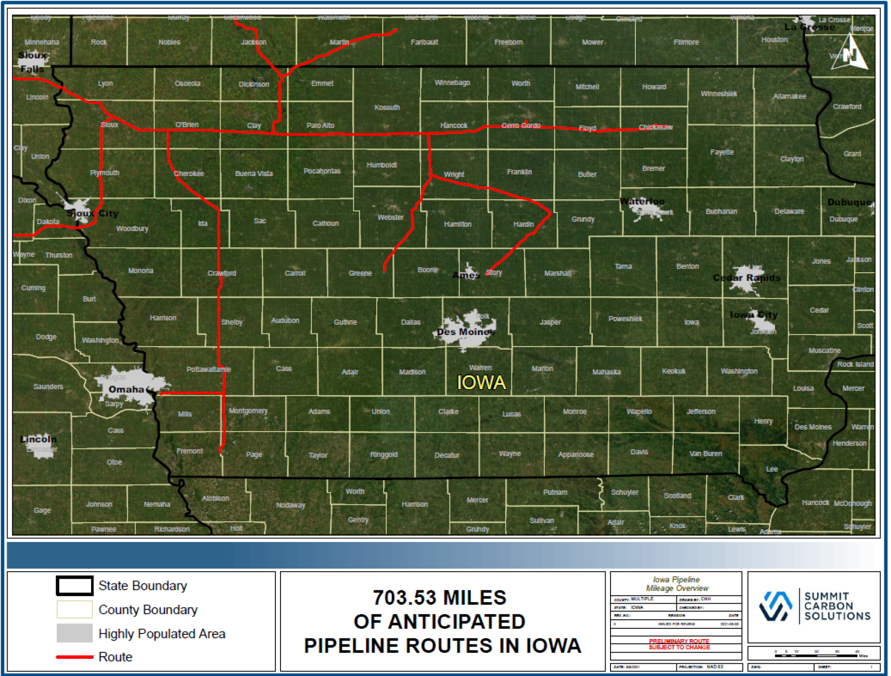 New Iowa bill would block eminent domain for carbon pipelines for one year - Vimarsana News