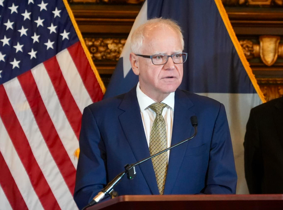 Walz critical of Trump, MN GOP while fielding questions on election change-of-heart