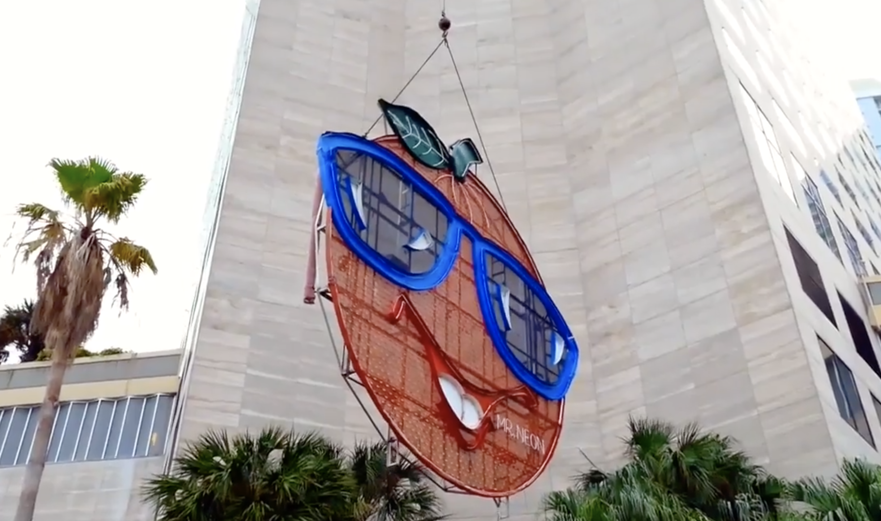 Miami's neon 'Big Orange' is squeezed out of New Year's Eve again
