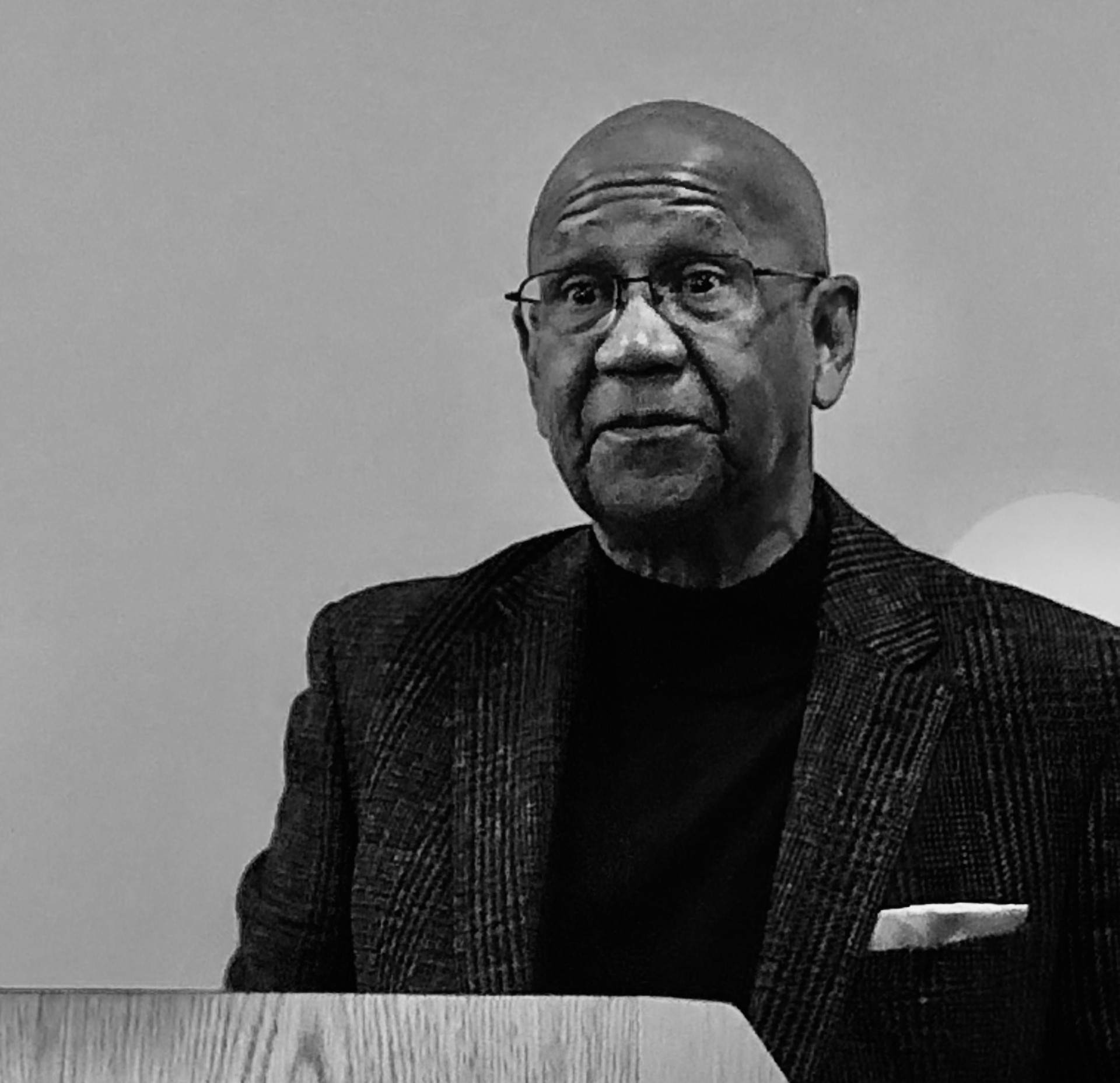 P.G. Peeples speaking at Lexington Public Library in February 2020
