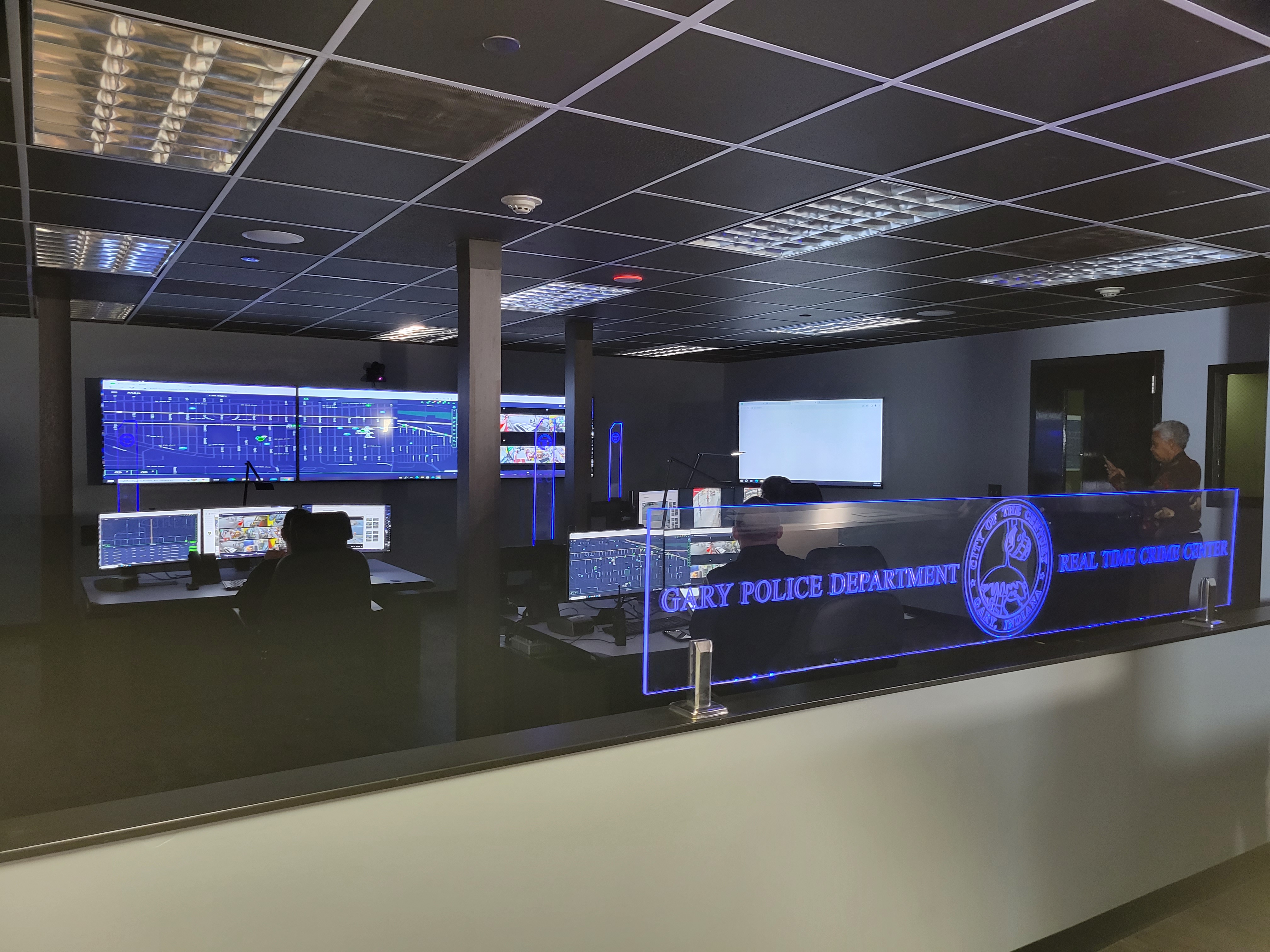 Gary Police Department unveils Real Time Crime Center