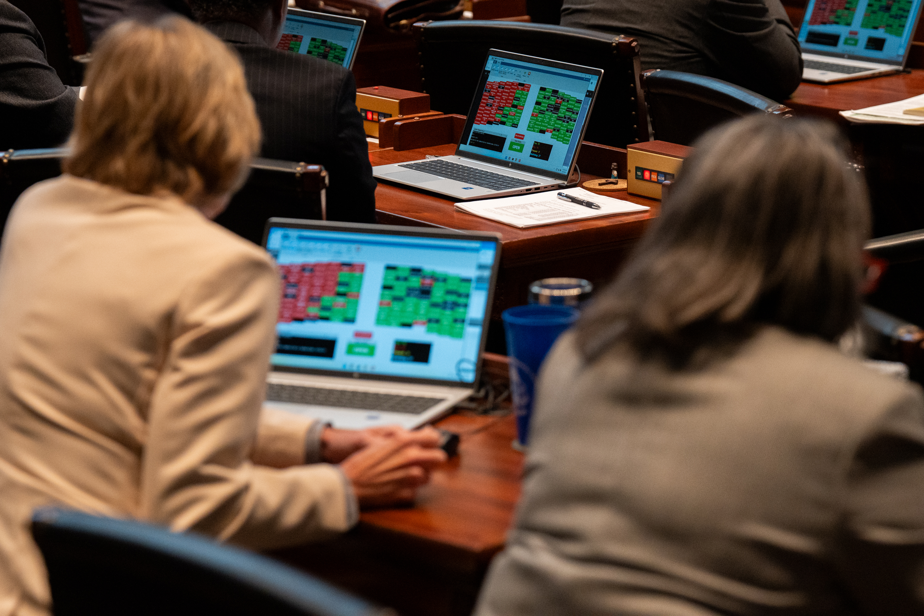 Ohio 2024 Congressional Districts Wall Map by MapShop, image size:3000x2000