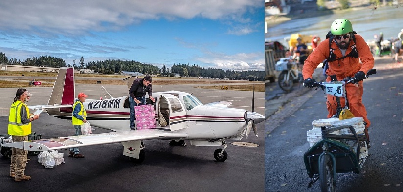 By air and by bike, civilian pilots and cyclists rehearse delivering aid after 'The Big One' - Vimarsana News