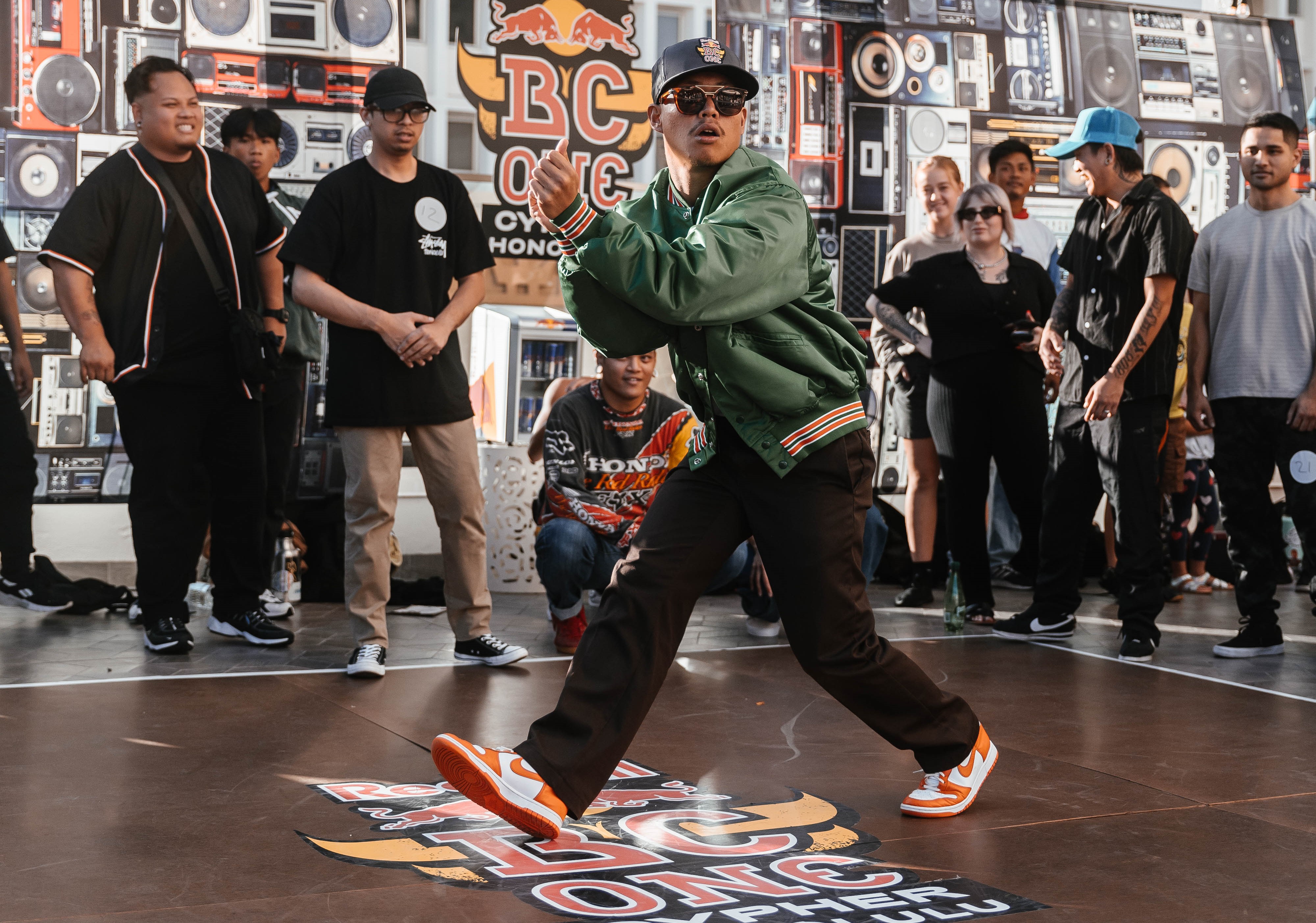 Local b-boy teaches kids how to break, and prepares for