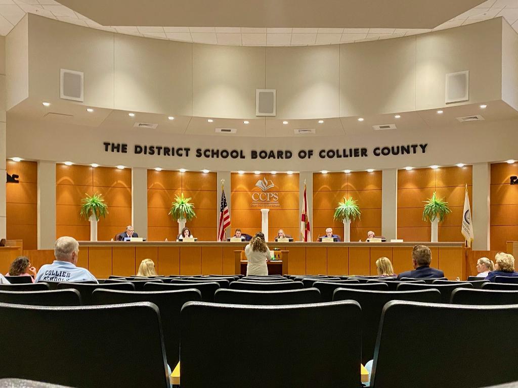 Silence, scolding and tension dominates Collier County school board's  discussion of budget | WGCU PBS & NPR for Southwest Florida