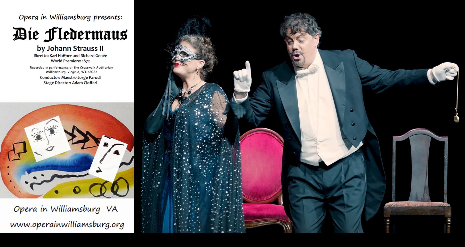 Williamsburg Opera: Johann Strauss II's Die Fledermaus