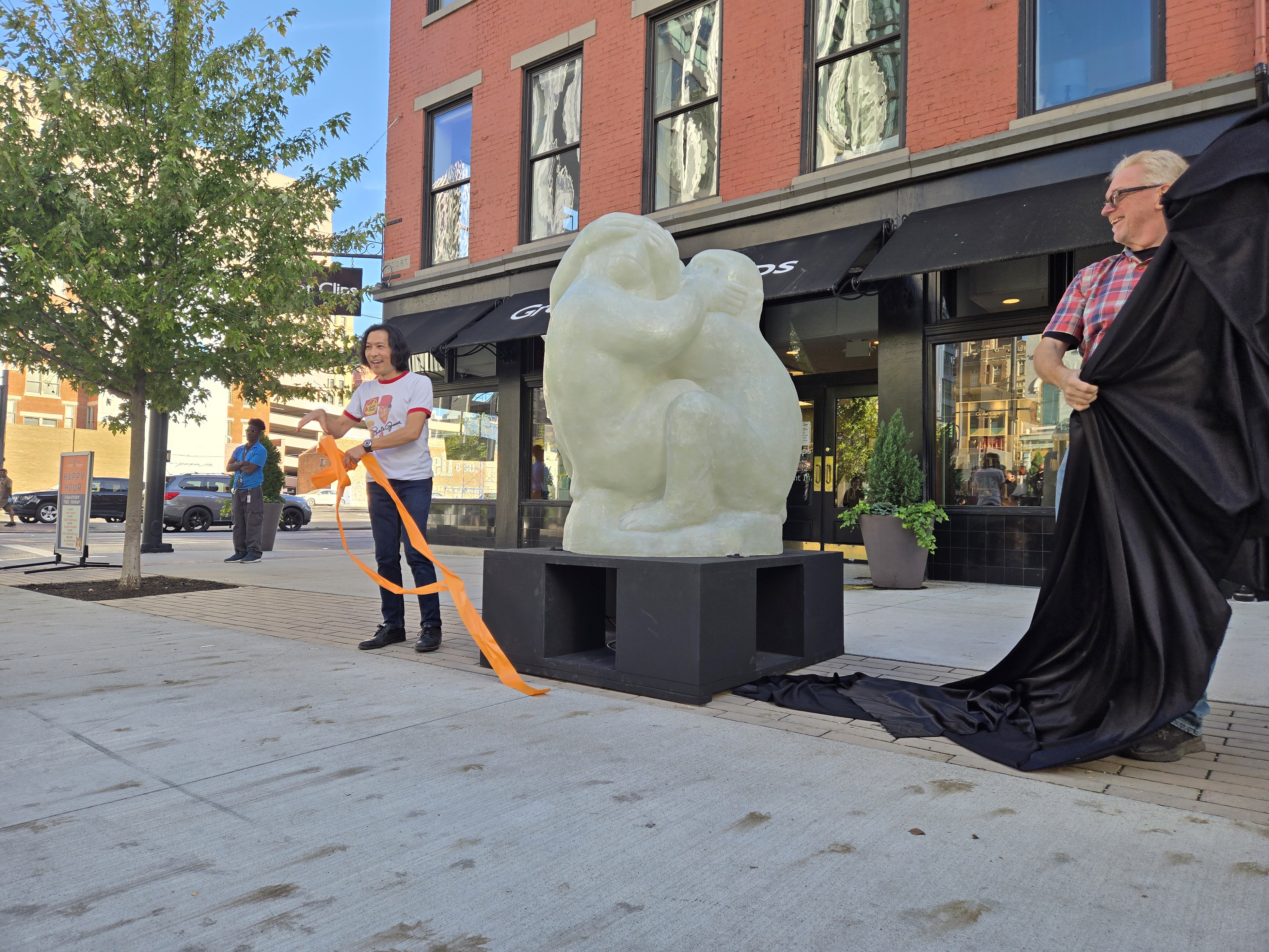 Permanent BLINK sculpture unveiled on Court Street | WVXU
