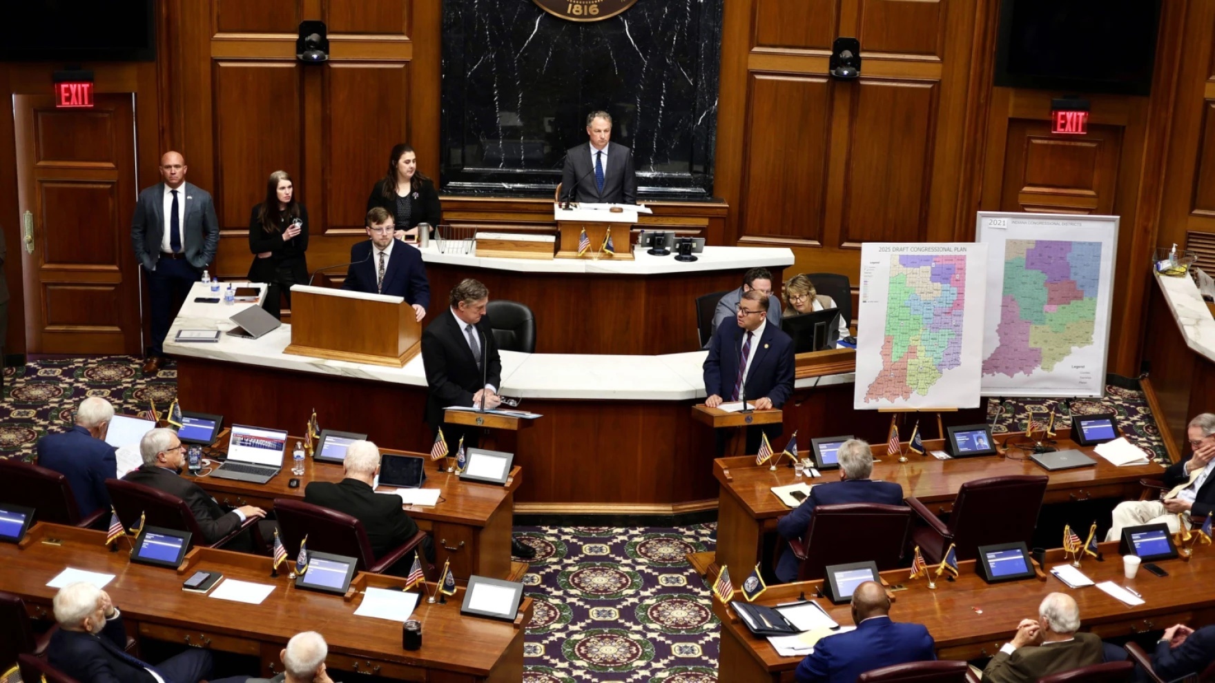 Trump-backed challengers defeat Indiana senators who blocked redistricting push