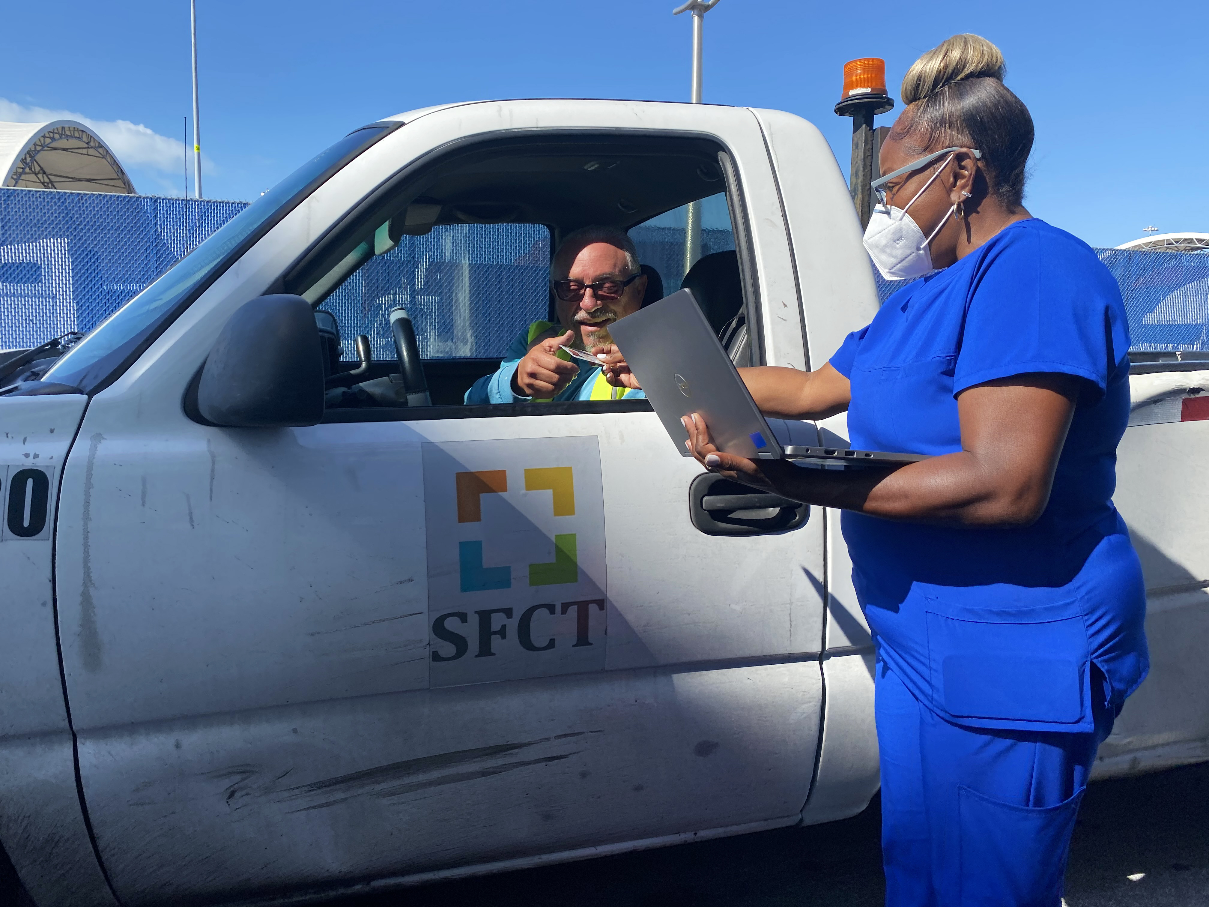 PortMiami Workers Drive Up For COVID-19 Vaccinations At Cruise Terminal - Vimarsana News