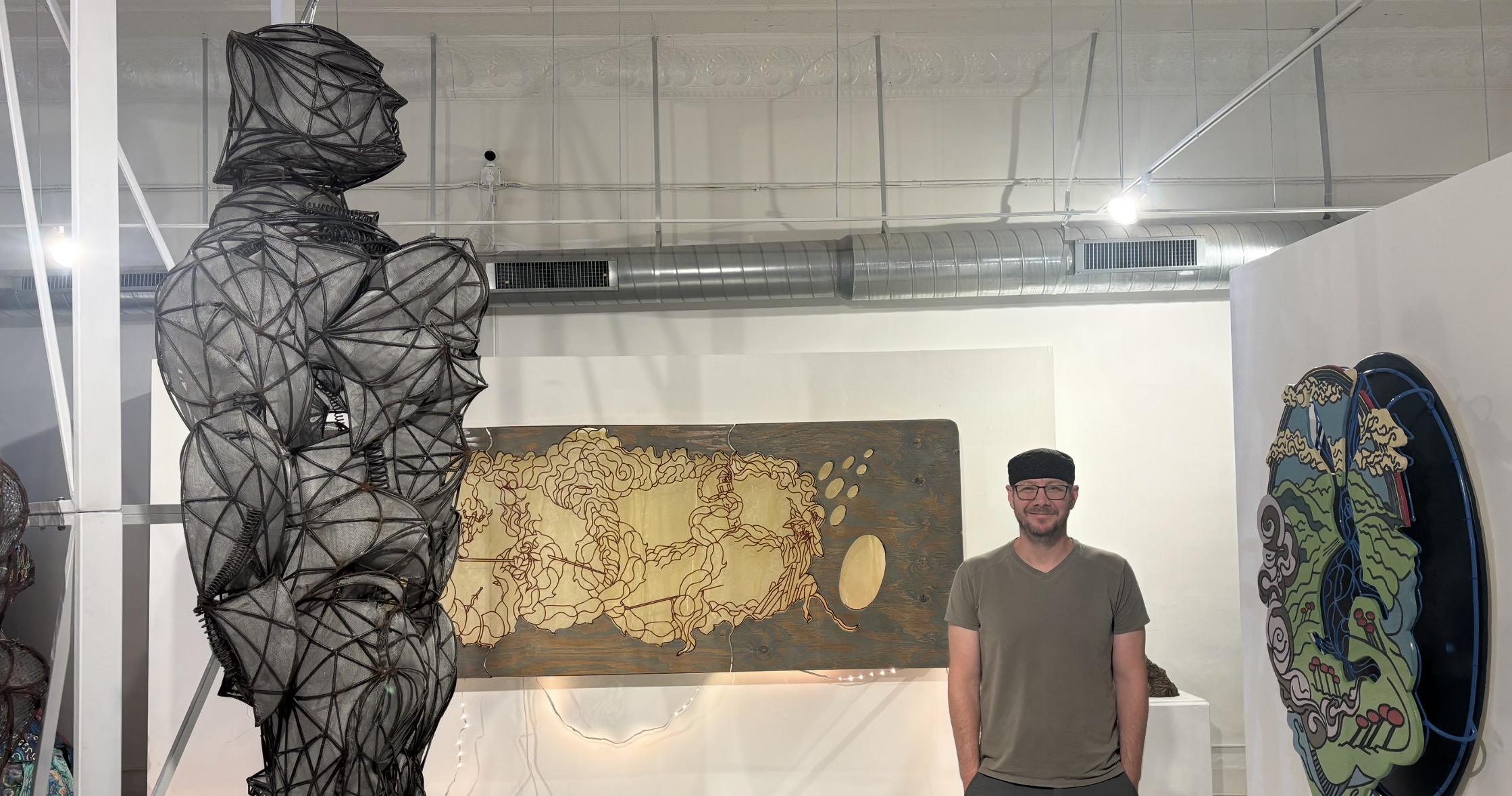 On the Scene: Nick Lillard brings metalwork creatures, robots, and