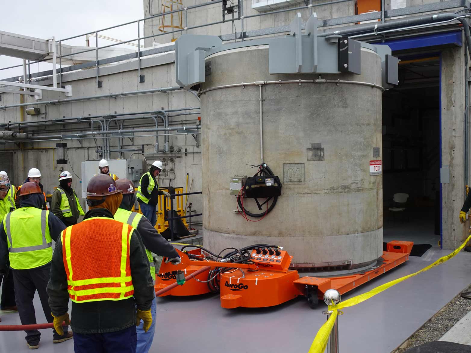 Worrisome radioactive waste gets a new dry home at Hanford