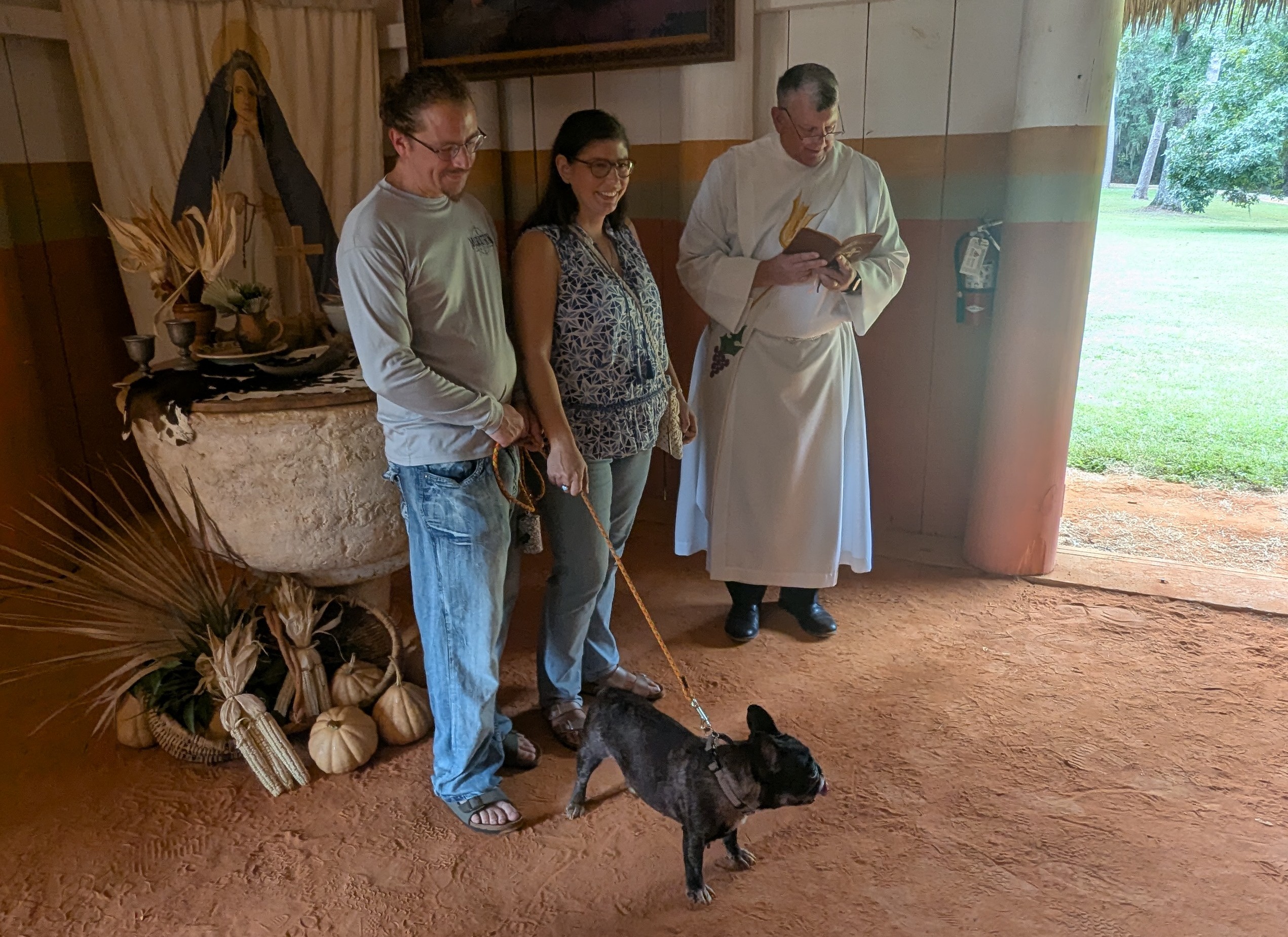 Blessings for pets and their people abound at Mission San Luis