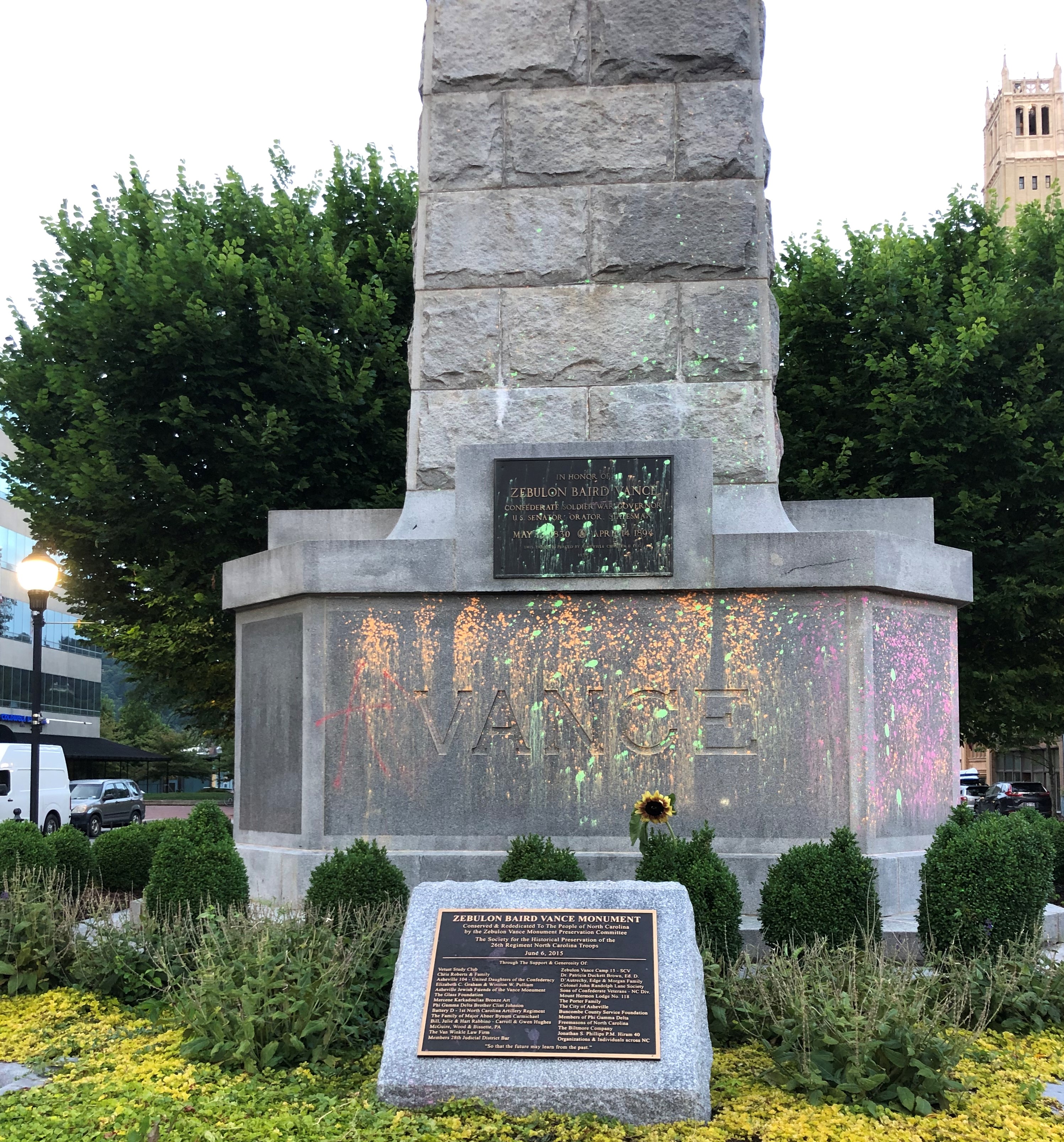 NC Appeals Court Halts Removal Of Asheville Confederate Monument | WFAE  90.7 - Charlotte's NPR News Source