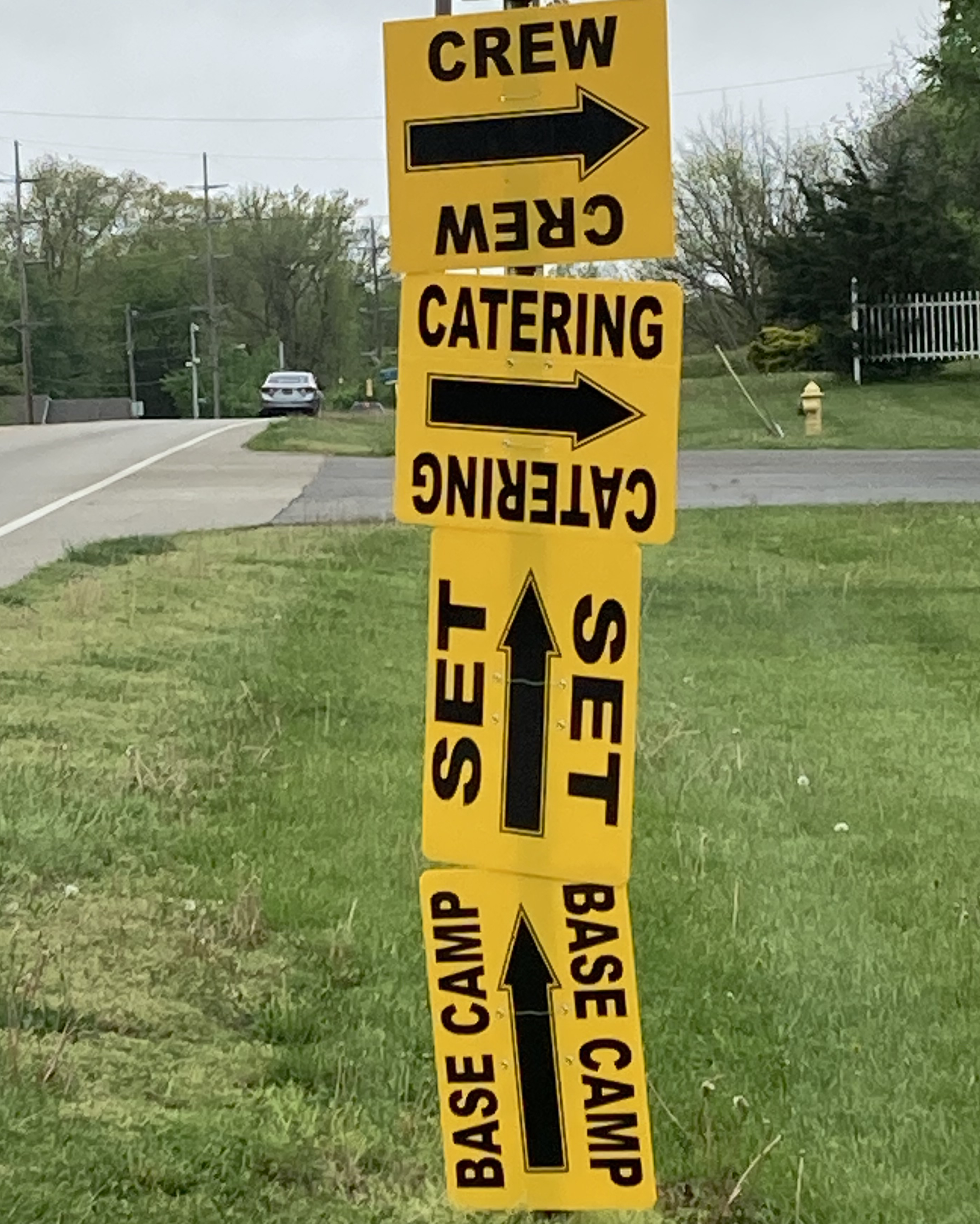 Film Set Signs