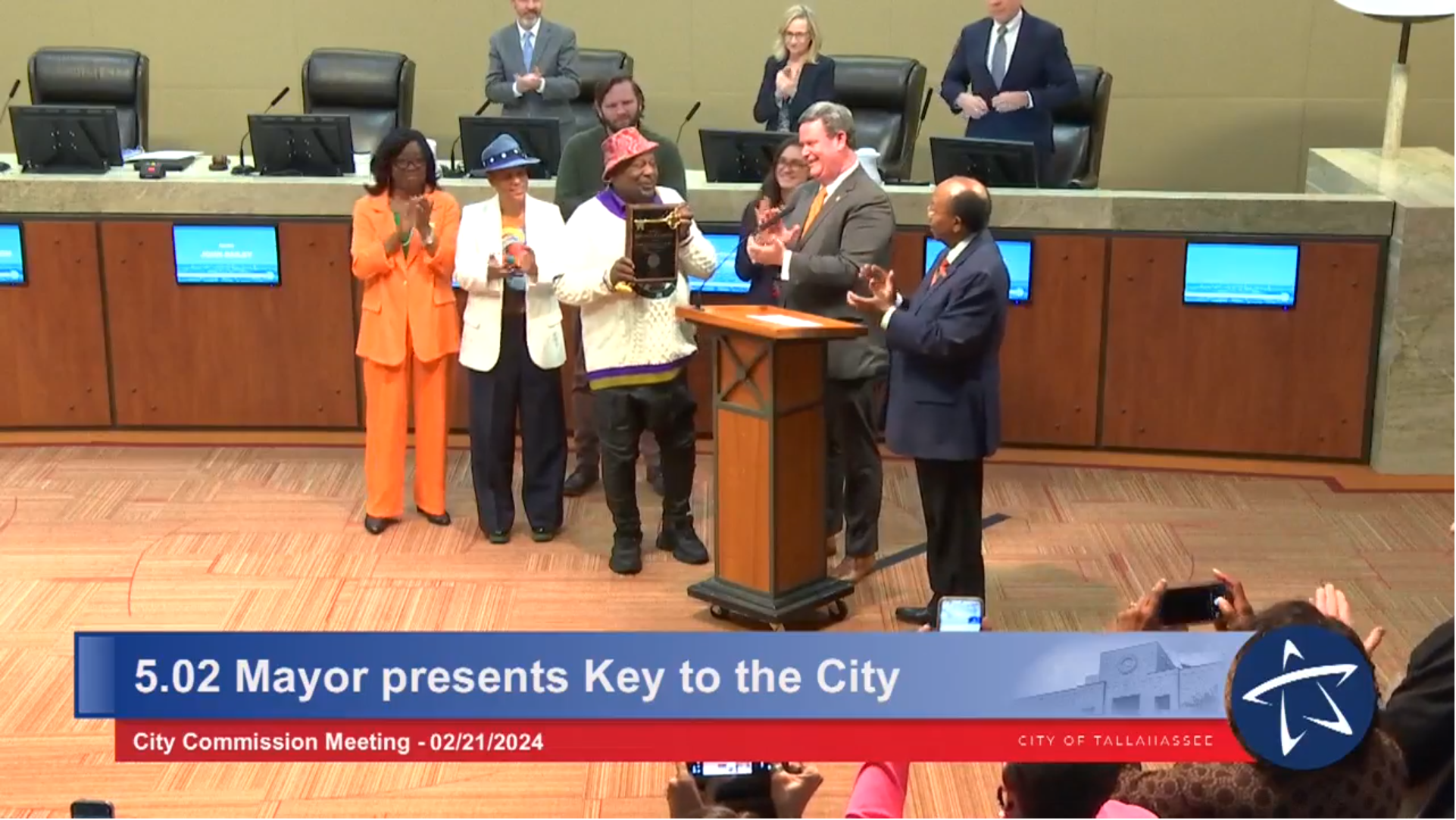 Funk pioneer George Clinton gets a key to the City of Tallahassee