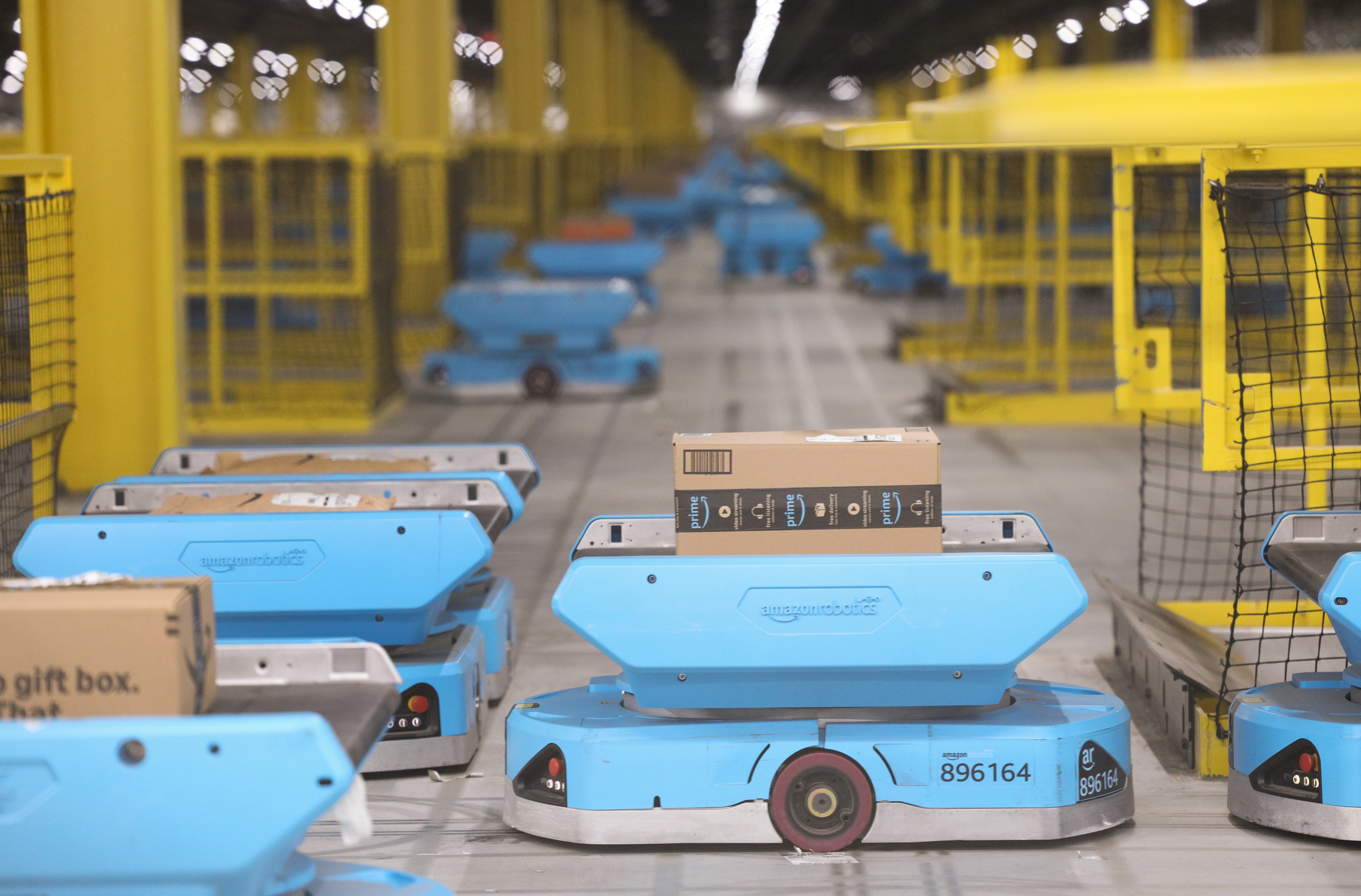 Amazon Kiva Robots Amazon Buys Kiva Systems, A Maker Of Robot - Main Image