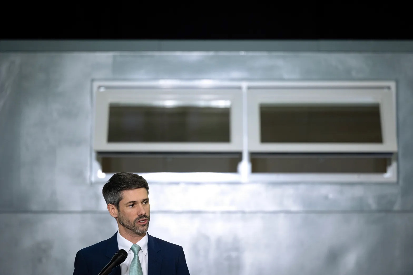 San Jose Mayor Matt Mahan speaks during a press conference at Cal Expo in Sacramento on March 16, 2023. He is one of the leading proponents of Prop. 36, a 2024 ballot measure that would lengthen criminal sentences for certain drug crimes.
