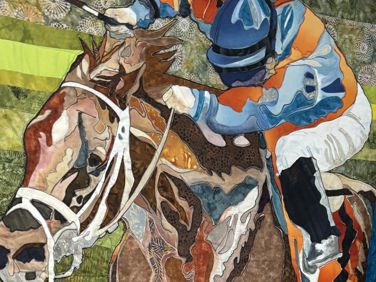 New quilt mural featuring Kentucky-born horse with Paducah ties to