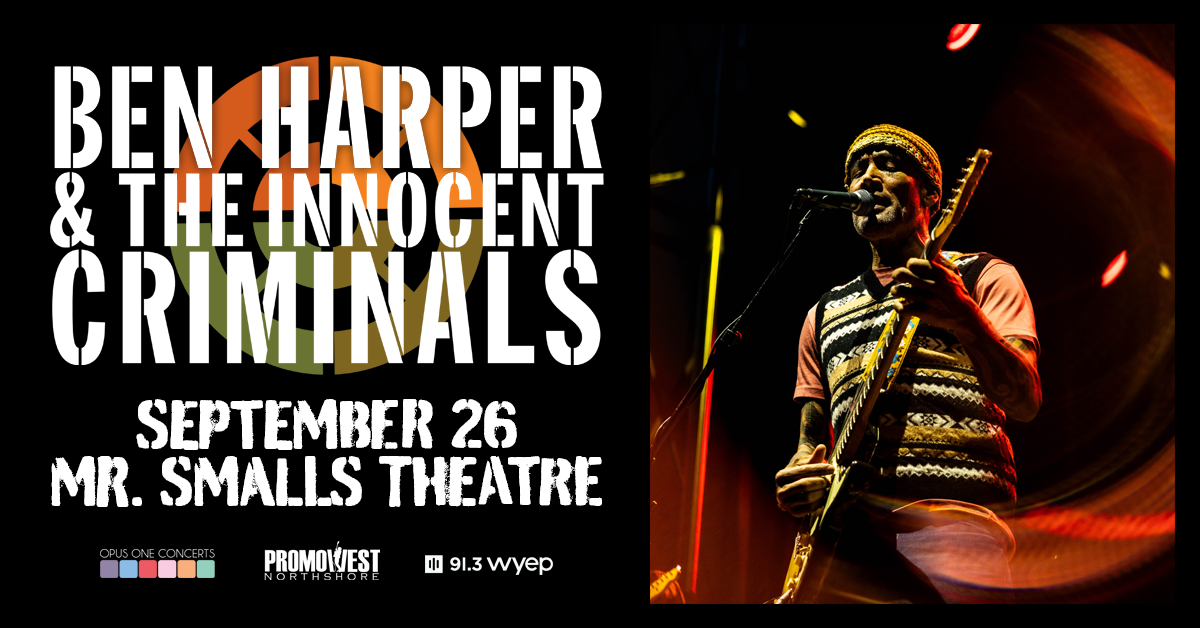 Win tickets to see Ben Harper & The Innocent Criminals (entry