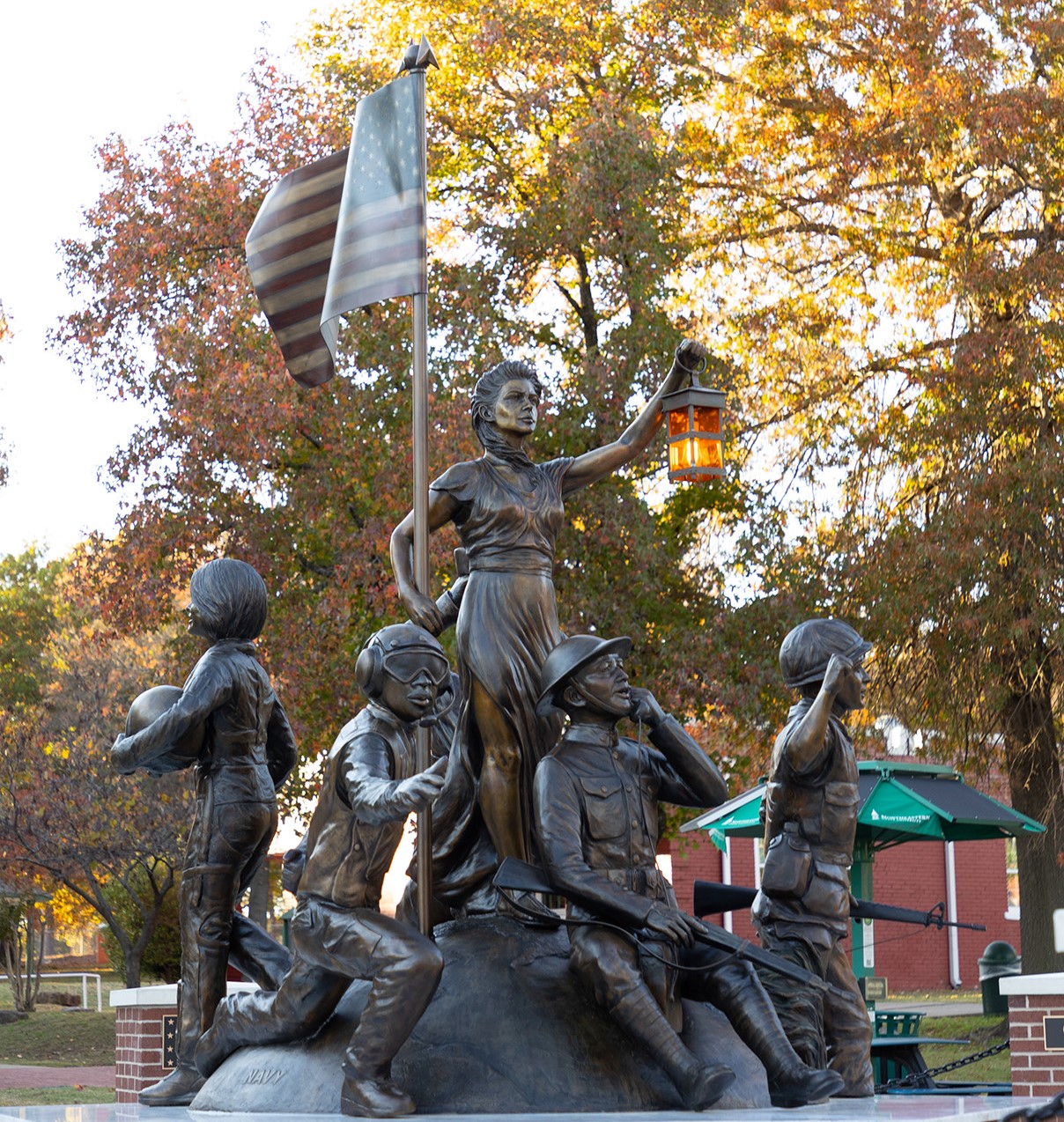 Northeastern State unveils veterans monument and plaza on Tahlequah campus