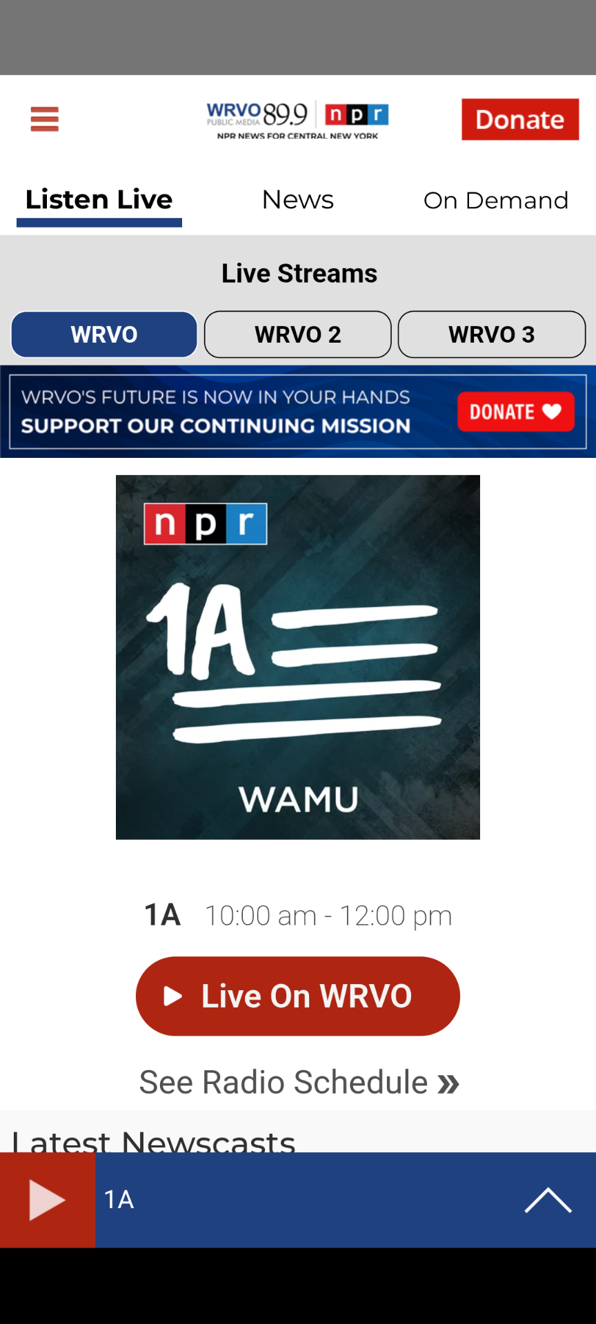 WRVO App 1