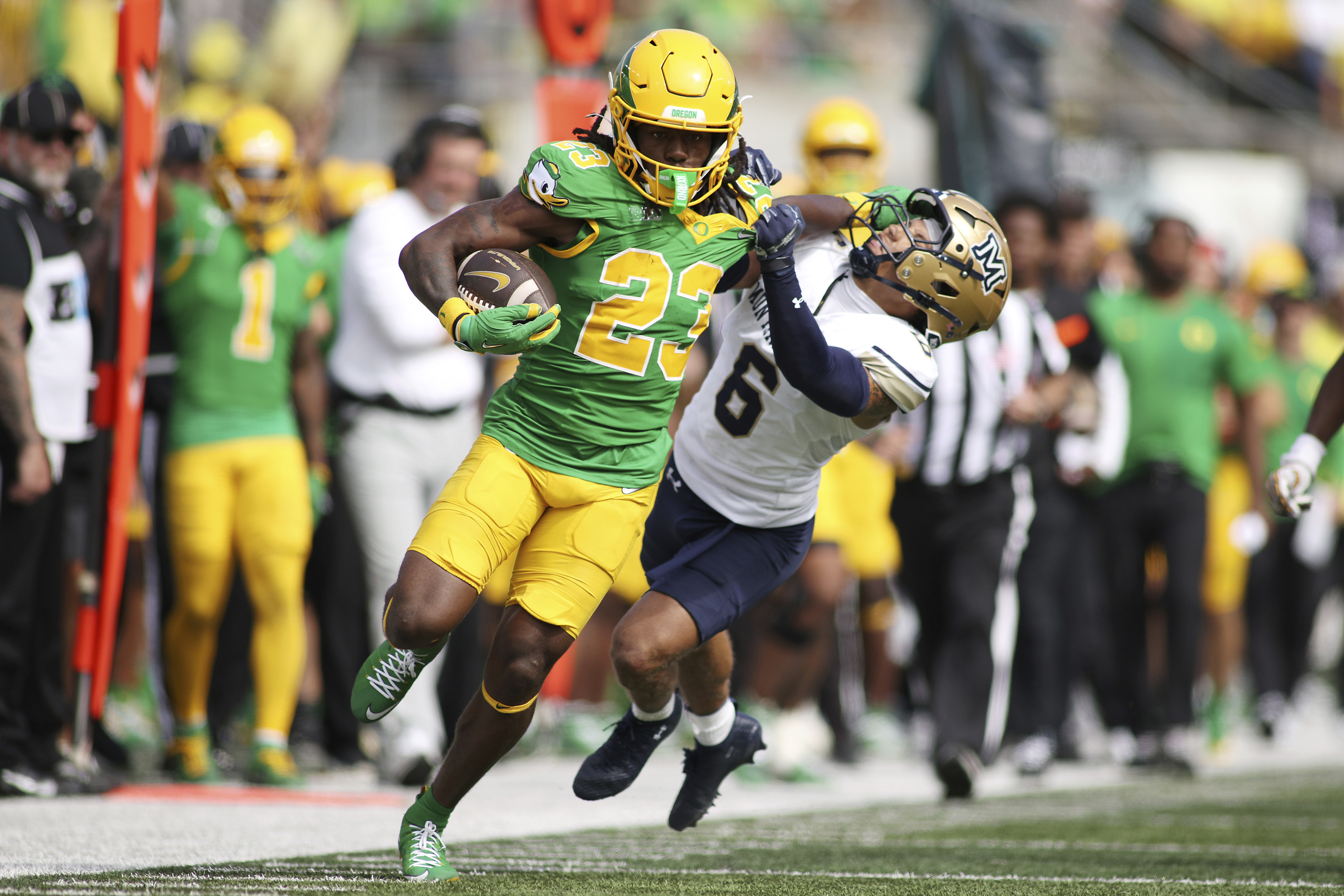 No. 7 Oregon routs Montana State 59-13 in season opener