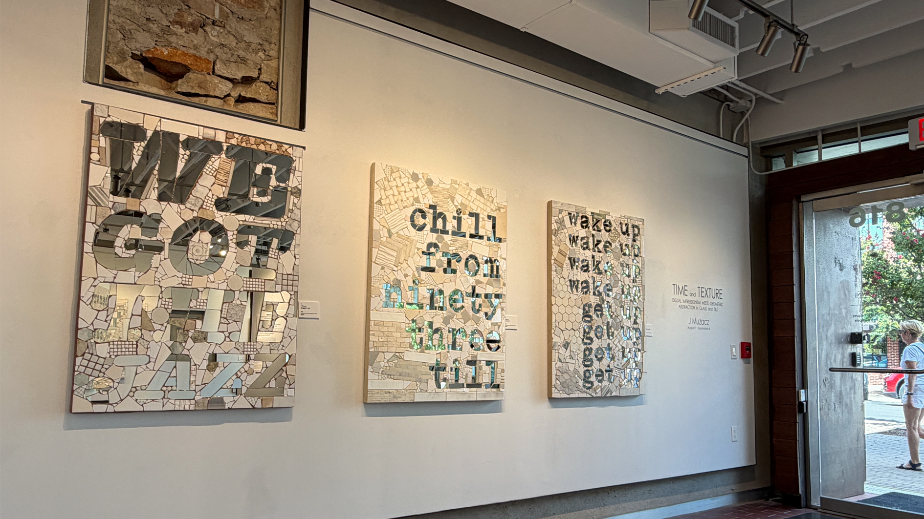 Mosaic artist J Muzacz embraces spontaneity with his new show