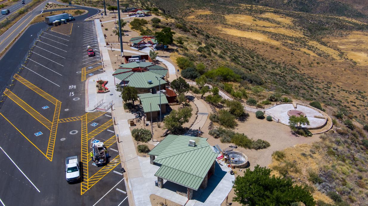 Sunset Point Rest Area reopens after extended closure for improvements