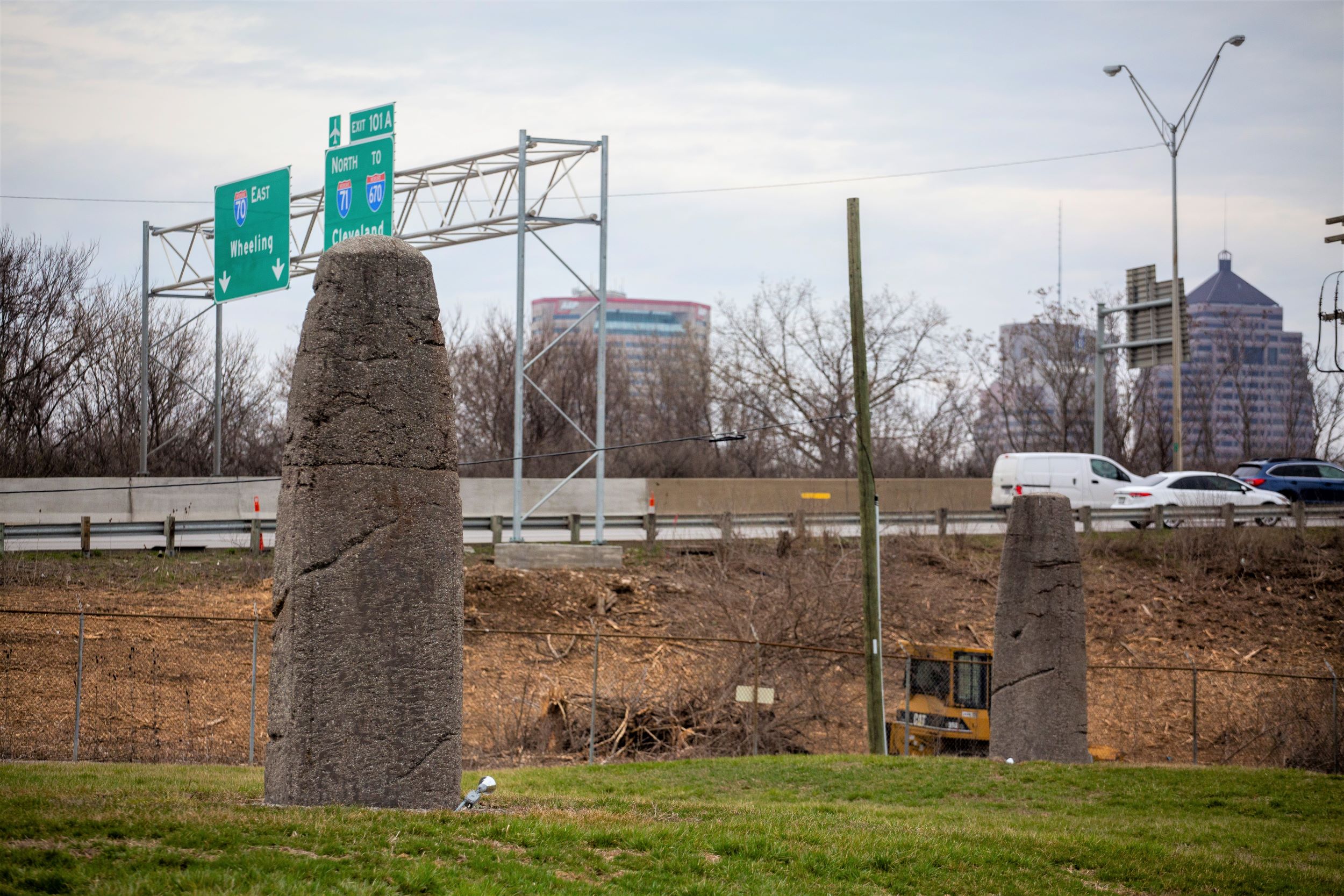 Curious Cbus: What are the three monoliths near Scioto Audubon