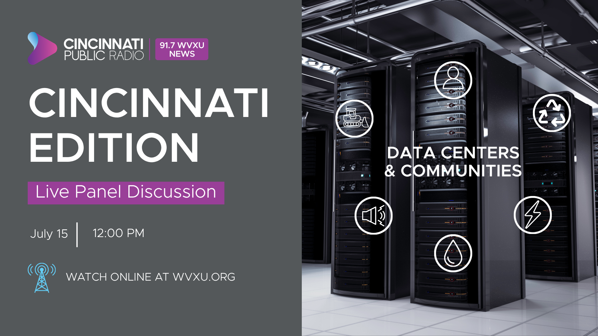 Watch: Cincinnati Edition discussion on data centers | WVXU