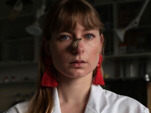 Mariella Gabler, a Ph.D. student in physical chemistry at the Max Planck Institute of Colloids and Interfaces in Germany, says snail mucus is