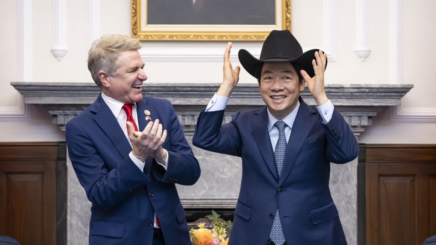 Taiwan’s new president gets backing from U.S. Congress delegation after China drills : NPR Taiwan’s new president gets backing from U.S. Congress delegation after China drills : NPR