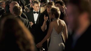 Daniel Craig at the world premiere of the Casino Royale in 2006 in London. Craig was the last actor to portray the famous spy.