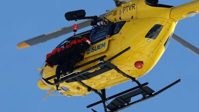 Lindsey Vonn of Team USA was rescued by helicopter after crashed during the Women's Downhill during the Winter Olympics on February 8. She's had multiple surgeries since then and is now recovering.