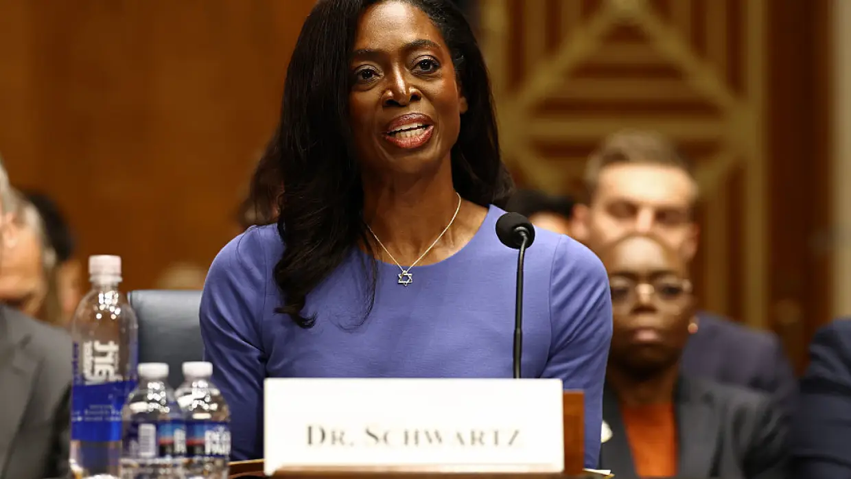 CDC director nominee Erica Schwartz faced questions in Senate hearing