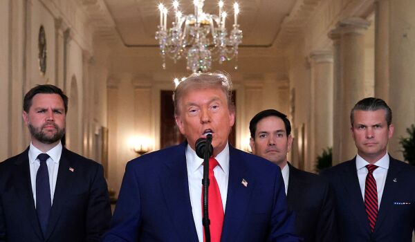 Hegseth on Iran Strikes: NPR News Conference President Trump addresses the nation with Vice President Vance,Secretary Rubio,and Secretary Hegseth.
