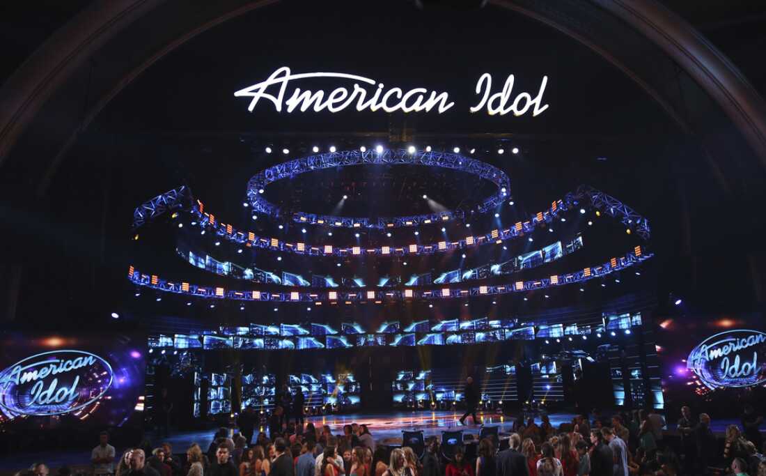 The stage at the "American Idol" farewell season finale in April 2016 at the Dolby Theatre in Los Angeles.