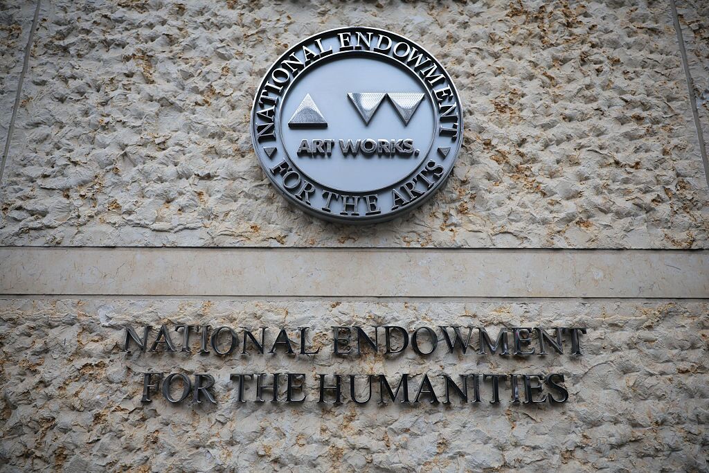 The National Endowment for the Humanities building on April 11, 2025 in Washington, D.C.