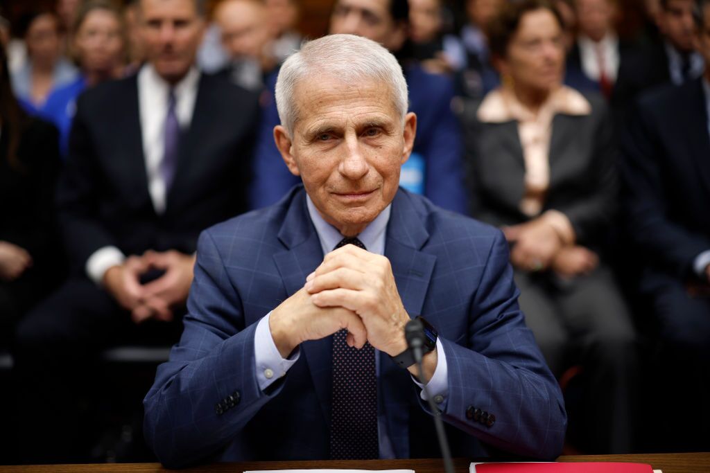 Dr. Anthony Fauci, former director of the National Institute of Allergy and Infectious Diseases, testifies in front of a congressional committee on June 3, 2024.