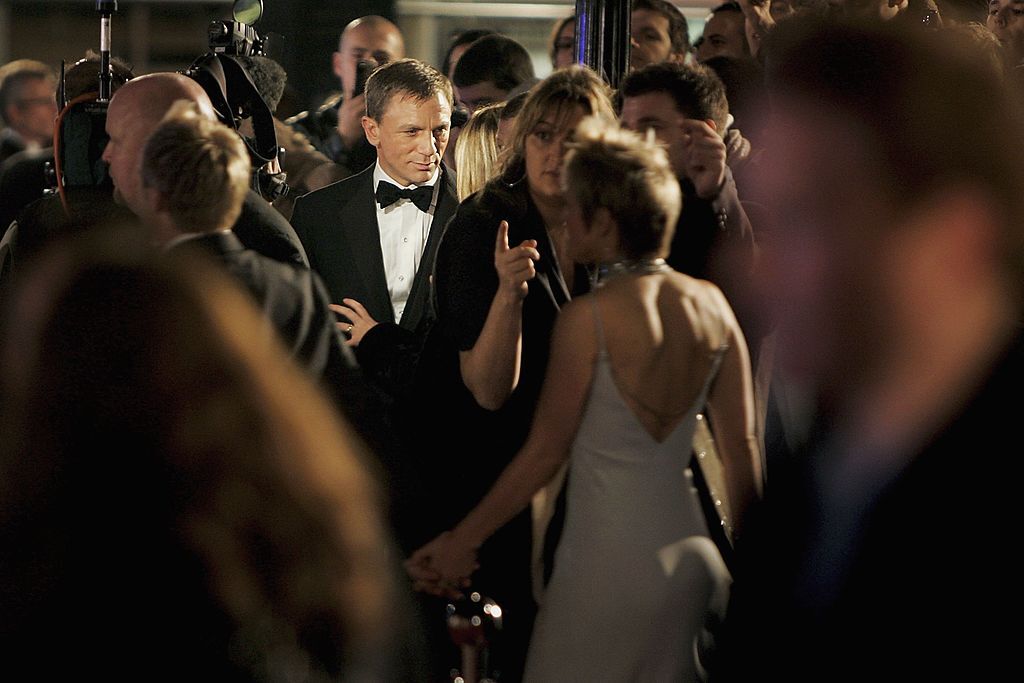 Daniel Craig at the world premiere of the <em>Casino Royale</em> in 2006 in London. Craig was the last actor to portray the famous spy.