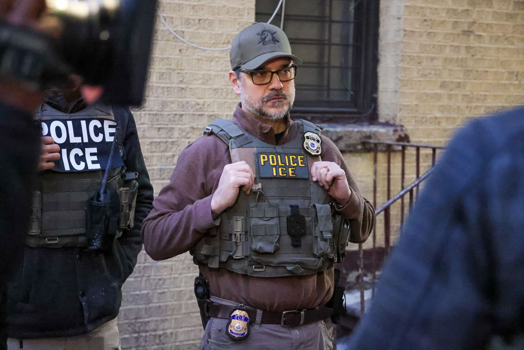 Caleb Vitello, the acting head of U.S. Immigration and Customs Enforcement, during operations in New York City last month.