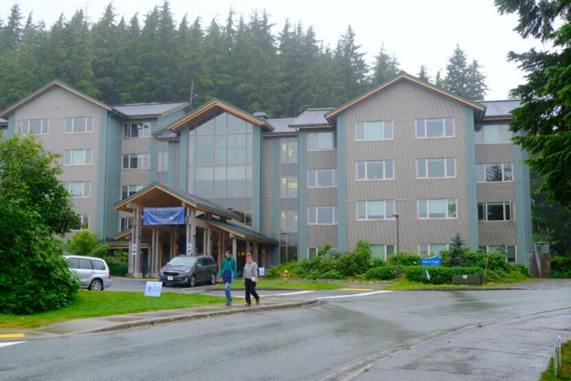 The John Pugh Hall student dorms houses 120 beds for students on-campus in Juneau, seen on Aug. 21, 2026.