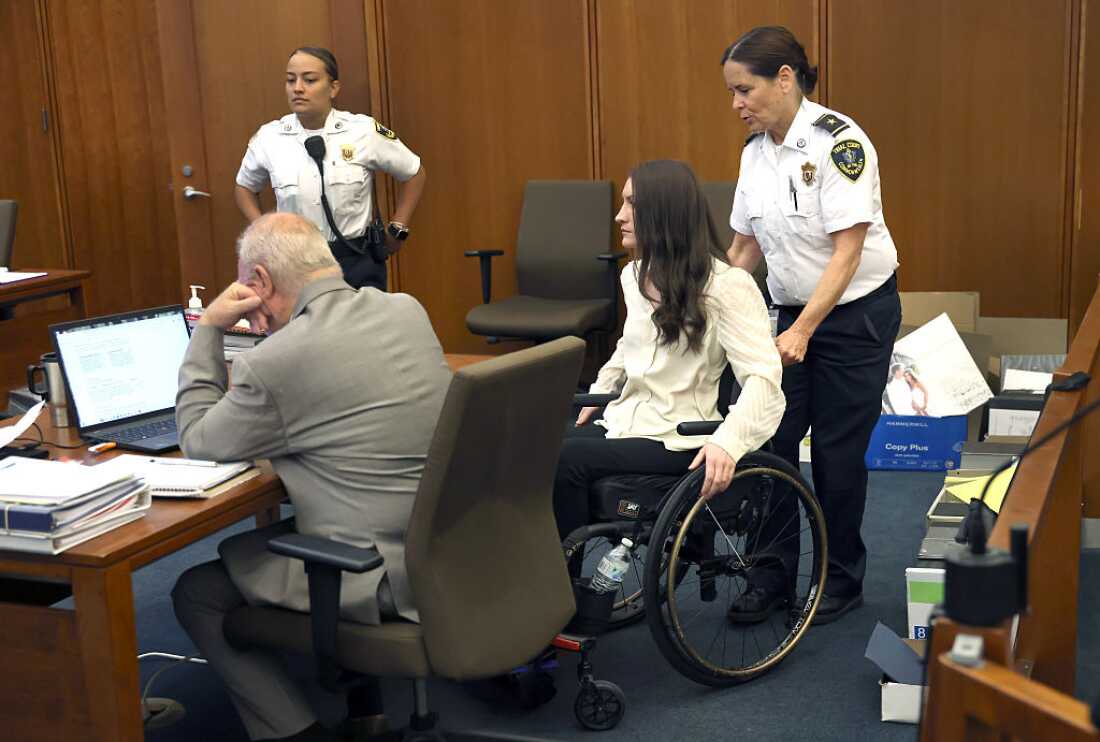 Plymouth, MA - August 5: Lindsay Clancy on the seventh day of her murder trial at Plymouth Superior Court on August 5, 2026.