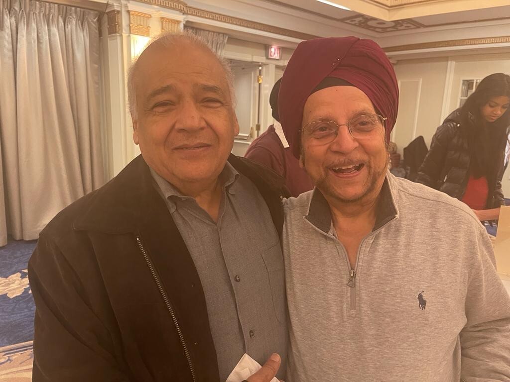 Surinder Gupta (left) and Sukhdev Walia (right) in 2022.