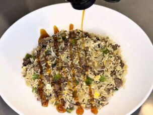 Marquis Hawkes, a busy government contractor and part-time personal trainer, says boy kibble takes about 15 to 20 minutes to prepare. He likes to pair his lean ground beef and white rice with diced onions, peppers and sometimes a little hot honey.