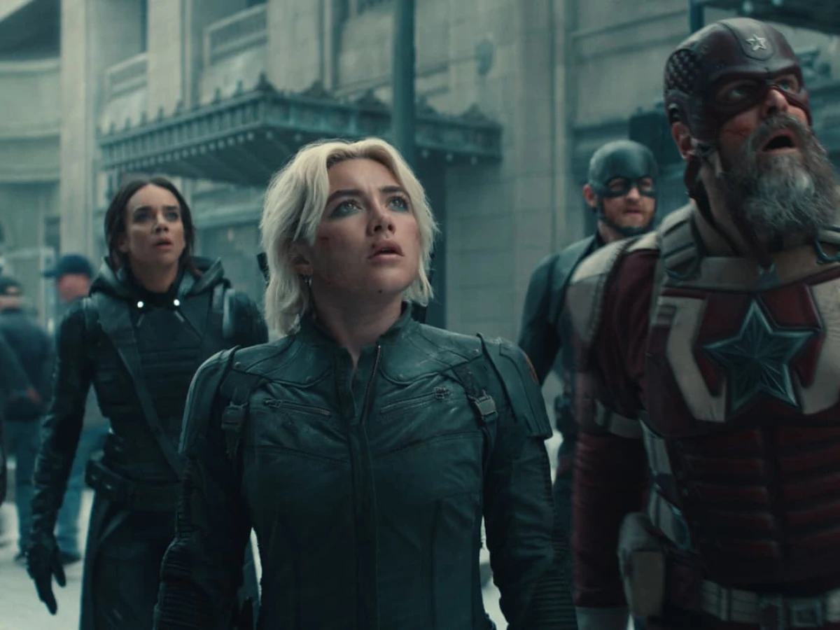 Thunderbolts* stars a cast of misfits, including Florence Pugh, Hannah John-Kamen, Wyatt Russell and David Harbour.